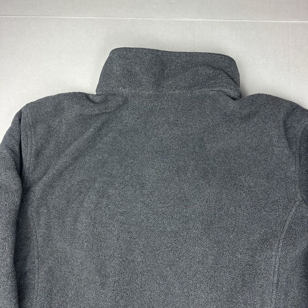 LL Bean Quarter Snap Thick Fleece Pullover Sweater Gray Polartec Size XXL Tall - Picture 7 of 11